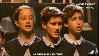 Les Choristes  Vois Sur Le Chemin  Traducción y Pronunciación del Francés al Español [upl. by Lledrac]