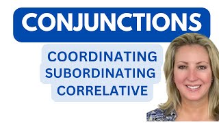 What is a Conjunction 3 Types of Conjunctions  Coordinate  Subordinate  Correlative free PDF [upl. by Alemrac]