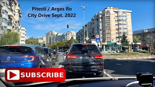 Pitesti  Arges  Romania  City Drive  Dash Cam Video  Sept 2022 [upl. by Marianna60]