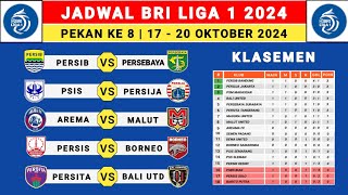 Jadwal Liga 1 2024 Pekan Ke 8  Persib vs Persebaya  PSIS vs Persija  Liga 1 Indonesia 2024 [upl. by Whitman495]