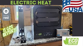 The best electric heater got better King Electric ECO2S comparison to ECO2S Ecobee and Nest USA [upl. by Anelem847]