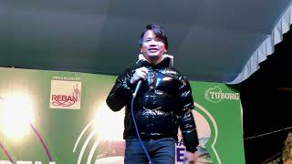 Tungna ko dhun ma by Singer Sonam Gurung  Public performance at Pokhara during 24th street Festival [upl. by Damas484]