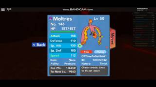 I Got Shiny Moltres First Ro PowerPokemon Brick Bronze [upl. by Jinny]