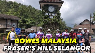 CYCLING TOUR GOWES FRASERS HILL SELANGOR MALAYSIA [upl. by Elatnahc394]