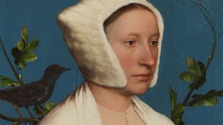 Hans Holbein the Younger  Lady with Squirrel and Starling  Paintings  National Gallery London [upl. by Tybie]