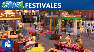 Los Sims 4 Urbanitas tráiler oficial de festivales [upl. by Harmaning19]