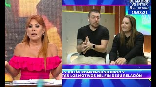 Magaly Medina sobre Yiddá y Julián quotPensé que habían tenido una separación de lo más civilizadaquot [upl. by Orelu531]