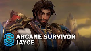 Arcane Survivor Jayce Wild Rift Skin Spotlight [upl. by Julide]