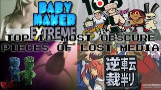 Top 10 Obscure Pieces of Lost Media [upl. by Sheri788]