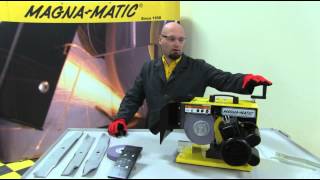 MAG8000 Lawnmower Blade Sharpener Operational Features [upl. by Mona238]