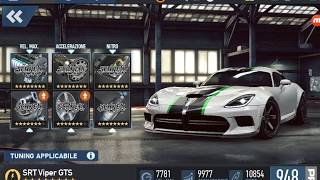 NFS No Limits  Viper GTS Maxed and Unlocked Tuning Option [upl. by Dania461]