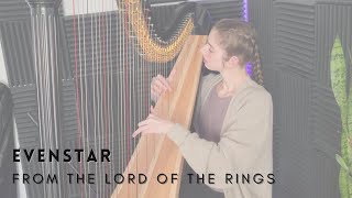 Evenstar from The Lord of the Rings  Howard Shore harp cover  Bridget Jackson Harp [upl. by Schroder]