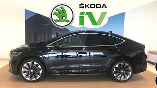 NEW SKODA ENYAQ IV 80 Firstlook IN 4K skodaenyaq Skodakodaenyaqiv skodaenyaqreview electriccar [upl. by Johm]