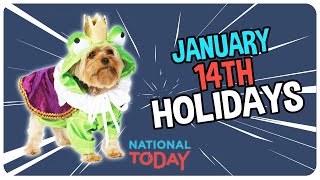 TOP 3 HOLIDAYS to CELEBRATE on January 14th  National Today [upl. by Drwde]