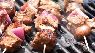 Beef Kabobs Recipe Video [upl. by Oswell]