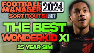 THE BEST FM24 Wonderkid SQUAD on Football Manager 2024 [upl. by Sihunn886]