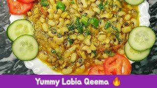 Lobia Keema Recipe😋 Bukhari Cooking Vlogs [upl. by Ahsenat154]