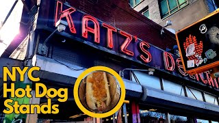 Katzs Deli The Best NYC Hot Dog  NYC Hot Dog Stands [upl. by Wengert38]