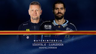 Matchintervju  Ludvig Rensfeldt och Michael Holmqvist efter förlust i Södertälje [upl. by Leslie]