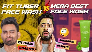 मैंने 7 दिन FIT TUBER का बताया FACE WASH USE किया  I USED NATURAL FACE WASH EVERYDAY FOR 7 DAYS [upl. by Aitan777]