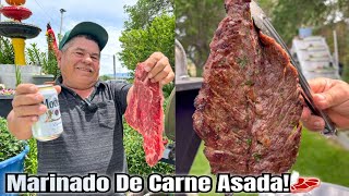 Como Hacer El Mejor Marinado De Carne Asada Ranchera🌿🥩 [upl. by Kcirad18]