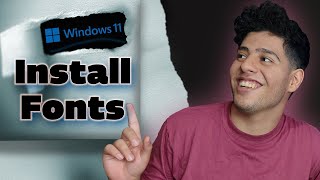 THE BEST Way to Install Fonts in Microsoft Windows All Versions [upl. by Tima236]