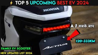 ⚡ Top 5 Upcoming Best Electric Scooter 2024  Upcoming Electric Scooter  Upcoming EV  Ev auto Gyan [upl. by Sheffield]