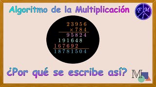 Algoritmo de la Multiplicación Explicación Paso a Paso│matemáticas multiplicacion [upl. by Enaz]