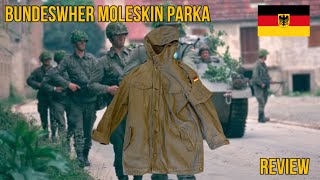 West German Bundeswher Moleskin Parka Review [upl. by Stickney945]