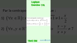 Exercice 176 Logique 1BACSM Maths [upl. by Laryssa]