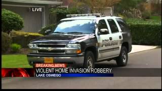 Police search for armed robbers who broke into Lake Oswego [upl. by Ahsetel]