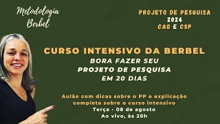 CAO e CSP  Aulão Projeto de Pesquisa 202324 [upl. by Abisha]