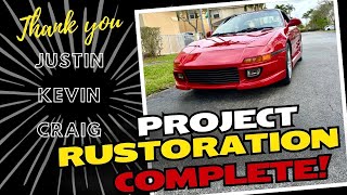 Toyota Mr2 RUSToration is Complete what’s next [upl. by Mignonne]