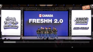 Freshh 20  Canada  Junior Division  2024 World Hip Hop Dance Championship Semifinals [upl. by Fawcett930]