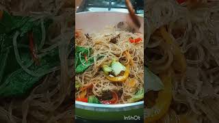 Bihon with chicken gisado Recipe panlasang Pinoy trendingshorts cooking [upl. by Maurey]