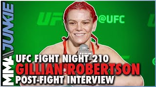 Gillian Robertson Chasing Charles Oliveiras Submission Record  UFC Fight Night 210 [upl. by Damalas]