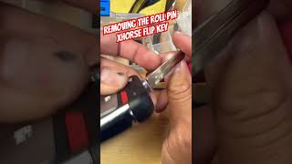 xhorse flipkey removing rollpin reuse keyblade autopurlieu autopurlieu howto disassembly [upl. by Nostets715]