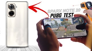 Sparx note 20 Pubg test  GYRO quot GRAPHICS quot SCREEN RECORDING  sparx note 20 pubg review [upl. by Gail755]