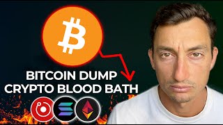 BITCOIN DUMP DoubleDigit Crypto Crash Dont FK This UP [upl. by Dambro]