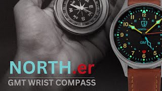 An Introduction to Towson’s NORTHer  GMT Wrist Compass [upl. by Dustie]