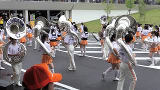 Kyoto Tachibana SHS Band 2024 Tokoname 70th Parade Opening [upl. by Amikat]