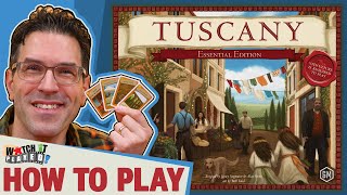 Tuscany Essential Edition Viticulture Expansion  How To Play [upl. by Enitsej710]