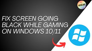 How To Fix Screen Going Black While Gaming On Windows 1011 [upl. by Sisenej]