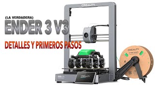 ENDER 3 V3 corexz  Detalles y primeros pasos [upl. by Arodoeht]