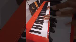 Crooked Smile  J Cole Piano viral fyp casio [upl. by Gnagflow148]