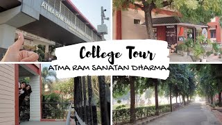 College Tour  Atma Ram Sanatan Dharma College  ARSDC  Delhi University  Rushinav Vlogs [upl. by Auhs]