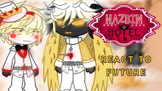 hazbin hotel react to future Charlie Lucifer Adam Lilith ⚠SPOILERS ALLERT⚠ original [upl. by Reinal]