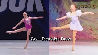 Cry  Everleigh Rose Maddie Ziegler’s Dance Moms Solo Edit [upl. by Nagel]