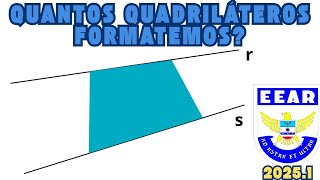 EEAR  Considere 5 pontos na reta r e 7 pontos na reta s sendo r e s paralelas entre si O número d [upl. by Quint]