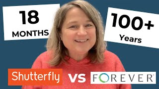 Shutterfly versus Forever  Which Is Best for Storing Family Photos [upl. by Parik]